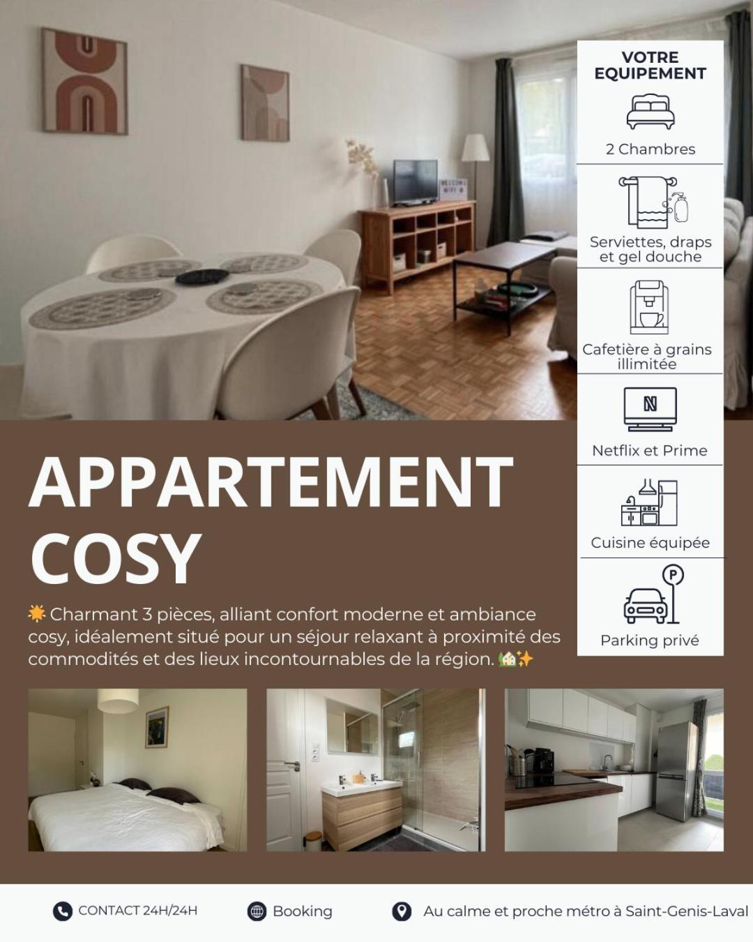 סן-ג'ני-לאבאל Appartement Cosy Et Confortable מראה חיצוני תמונה